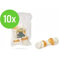 Beeztees Kauwknoop Kip 19 cm 2 Stuks - hondensnack - 10 Verpakkingen