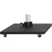 Quax Parasolvoet Vierkant + Wielen - 90 kg