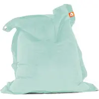 Whoober rechthoek zitzak "St. Tropez" XL velvet mintgroen - Wasbaar - Zacht en comfortabel