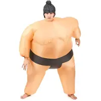 Vegaoo Opblaasbaar sumoworstelaar kostuum - Verkleedkleding - One size