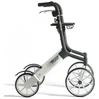TRUST CARE Rollator Let's Go Out-Zilver / Zwart