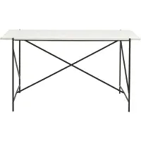 Nordal Dee bureau - wit marmer