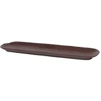 Broste Copenhagen Shape bord bruin - W40XL11XH2,5CM