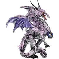 Nemesis Now Beeld/figuur Purple Dragon Protector14.5cm Draak Paars