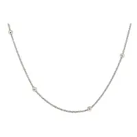 Orphelia ZK-7201 - Ketting met balletjes - Zilver 925 - 42+3 cm