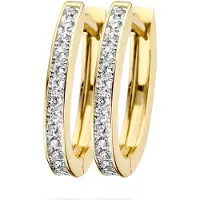 Blush 14 karaats geelgouden oorsieraden met zirkonia 7234bzi
