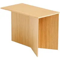 HAY Slit Oblong bijzettafel 27,5x49 cm Lacquered oak