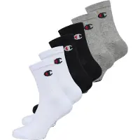 Champion Sokken grijs gemêleerd / rood / zwart / wit