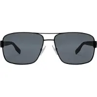 HUGO BOSS Baas Zonnebril 0521 003 Ah Mat Zwart Grijs Gepolariseerd