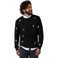 Opposuits Kersttrui X-Mas Icons Zwart