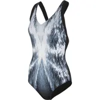 Speedo Opalweb Printed Badpak Dames, black/white DE 38 | UK 34 2019 Badmode
