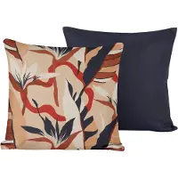 De Witte Lietaer Sierkussenhoes Junglecat Dress Blues 40 x 40 cm (Set van 2)