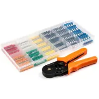 ABC-led Krimptang + kabelschoentjes set - 800 stuks