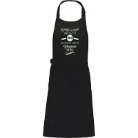 Kariban mijncadeautje - luxe keuken- barbecueschort - Niemand is perfect - 1958 - zwart