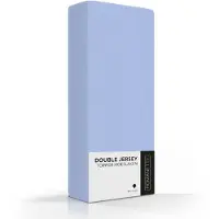 Romanette Hoeslaken Blue Double Jersey Topper - 160/180 x 200/210/220 cm