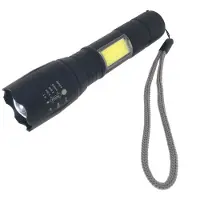 Huismerk Premium Militaire Zaklamp Met COB LED - 14 x 3,3 cm