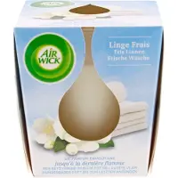 Air Wick | 2x geurkaars Fris Linnen à 105 gram | 2x geurkaars in glas