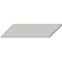 Fontana wastafel toppaneel 100x46cm lichgrijs