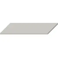 Fontana wastafel toppaneel 120x46cm lichtgrijs