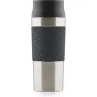 Blumtal Thermosbeker Classic - Lekvrij, BPA-Vrij en Vaatwasserbestendig - Hoge Kwaliteit Thermosfles met Quick-Press Sluiting - Travel Mug 500 ml - Zwart