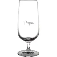 Fusion Gegraveerde bierglas op voet 41cl Papa