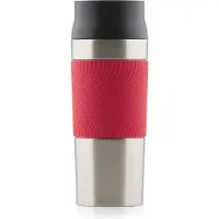 Blumtal Thermosbeker Classic - Lekvrij, BPA-Vrij en Vaatwasserbestendig - Hoge Kwaliteit Thermosfles met Quick-Press Sluiting - Travel Mug 500 ml - Rood