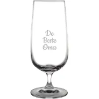 Fusion Gegraveerde bierglas op voet 41cl De Beste Oma