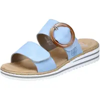 Rieker Muiltjes lichtblauw