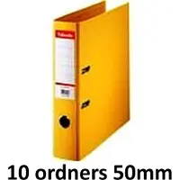 Esselte 10 x Ordner Basic - rug 50mm - A4 - Geel