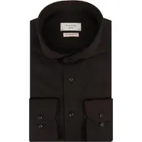 Profuomo Japanese Knitted Overhemd Zwart