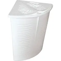 BenQ BranQ - Corners Wasmand 45L | Zebra Wit | hoekwasmand | kunststof