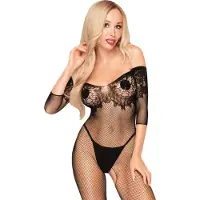 Penthouse Lingerie High Profile - Erotische Catsuit - Maat S/L - Zwart