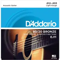 Daddario EJ11 80/20 Bronze 12-53