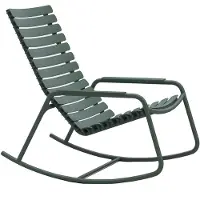 Houe Schommelstoel Reclips Rocking Chair Olive green