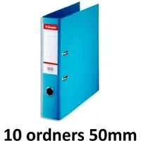 Esselte 10 x Ordner Basic - rug 50mm - A4 - Lichtblauw