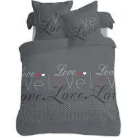 Vision Home VISION Love - Dekbedovertrek - Tweepersoons - 200x200cm
