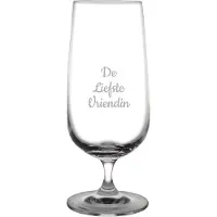 Fusion Gegraveerde bierglas op voet 41cl De Liefste Vriendin