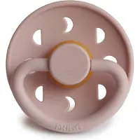 Frigg - Moon Latex Fopspeen - Blush / T2/6-12Maanden