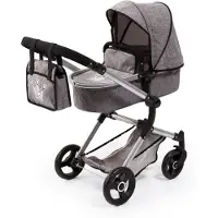 Bayer - Combi Poppenwagen Neo Vario - Grijs
