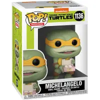 Funko POP! Michelangelo - Funko Pop! Movies - TMNT 2 Secret of the Ooze Figuur - 9cm