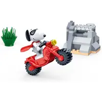 Banbao bouwpakket Snoopy stuntmotor 56-delig
