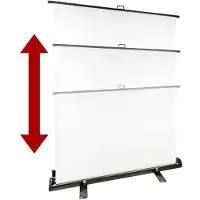 StudioKing Roll-Up Achtergrondscherm FB-150200FW 150x200cm Wit
