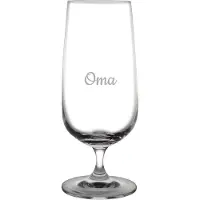Fusion Gegraveerde bierglas op voet 41cl Oma