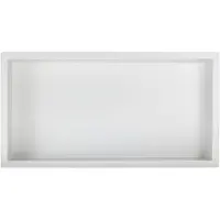 Guido Gusto Mat Wit RVS Inbouwnis 30x60x7cm