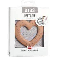 BIBS Bijtring Baby Bitie Peach Heart vanaf 3 maanden