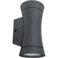 LumenXL Moderne 2-lichts badkamerwandlamp Olympia in zwart