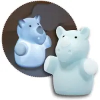 Reer Nachtlampje Mini Zoo - neushoorn