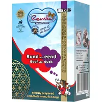 Renske vers bereid rund met eend natvoer hond (tetra) 12 x 185 g