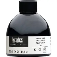 LIQUITEX 4261337 Professional Acrylic Ink – Carbon Black 150 ml – Semi-Opacity, Artist Quality