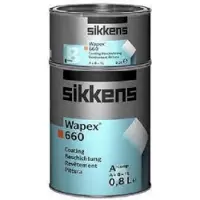 Sikkens Wapex 660 - 2-componenten zijdeglans vloer- en wandcoating voor binnen - RAL 1013 Parelwit - 1 L